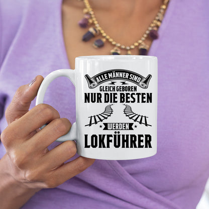 Eisenbahner Tasse |  die besten werden Lokführer  |
