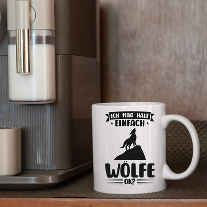 Wölfe Tasse | ich mag halt einfach Wölfe ok? |