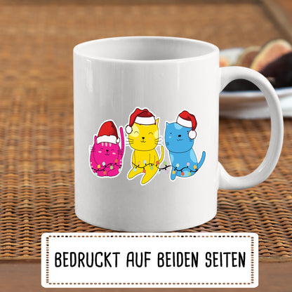 Weihnachten Tasse |  Weihnachten Katzen  |