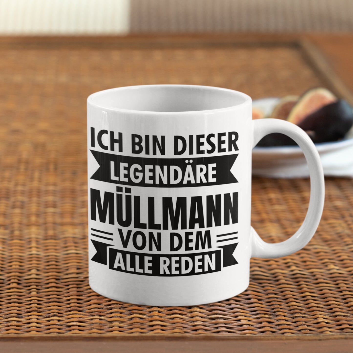 Müllmann Tasse | ich bin  dieser legendärer Müllmann