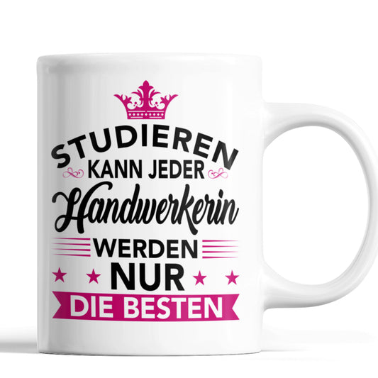 Handwerkerin Tasse  Handwerkerin Geschenk Frauen Beruf Tasse Handwerker  