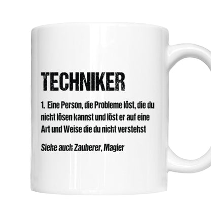 Techniker Tasse | Techniker eine Person, die Probleme löst |