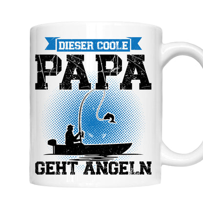 Angeln Tasse | dieser coole Papa geht Angeln |