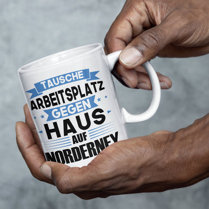 Norderney Tasse | tausche Arbeitsplatz gegen Haus in Norderney Norddeutsch