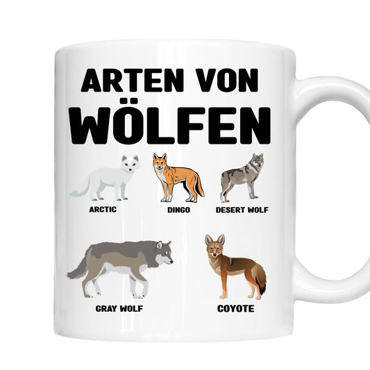 Wölfen Tasse  | arten von Wölfen |