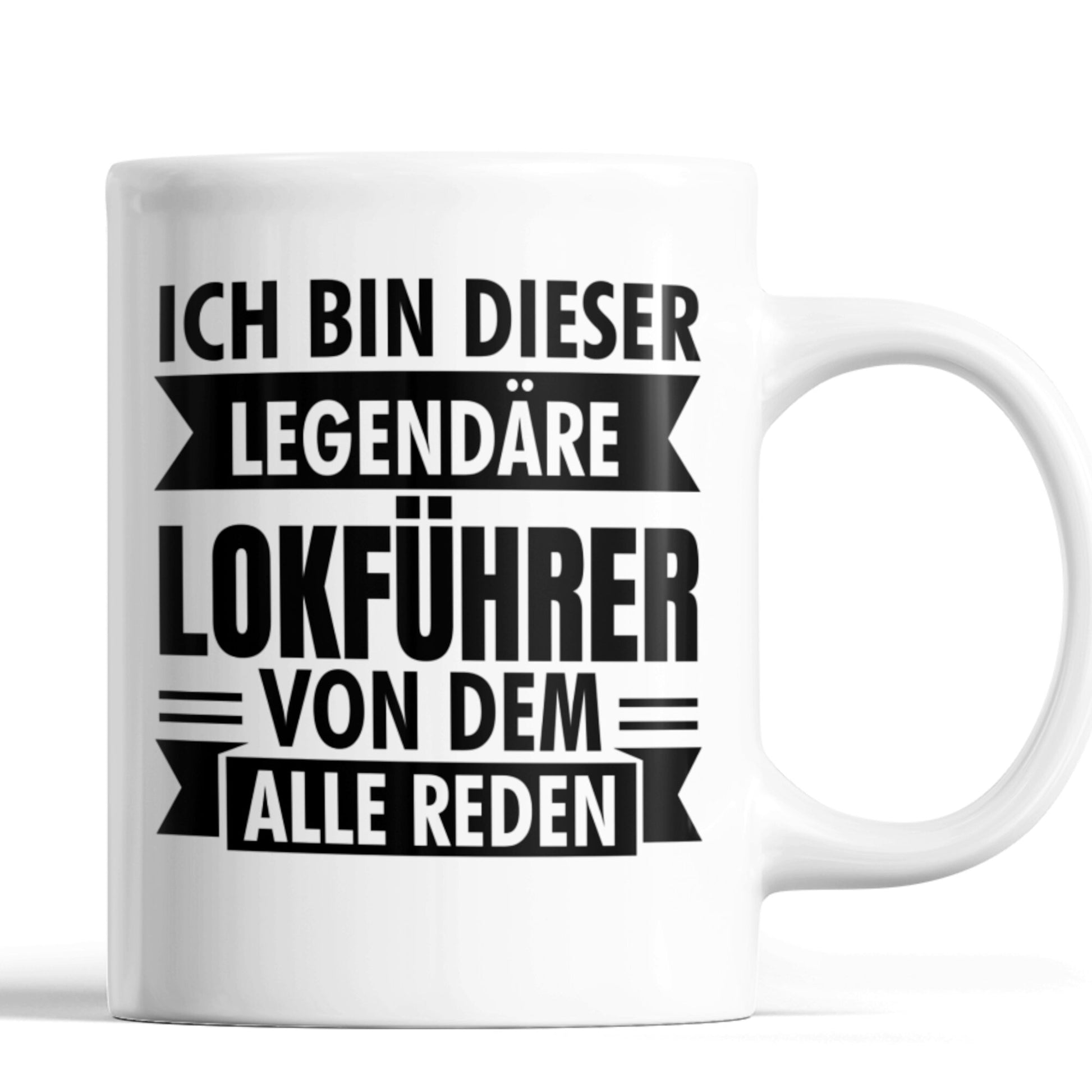 Lokführer Tasse |  ich bin  dieser legendärer Lokführer Eisenbahner