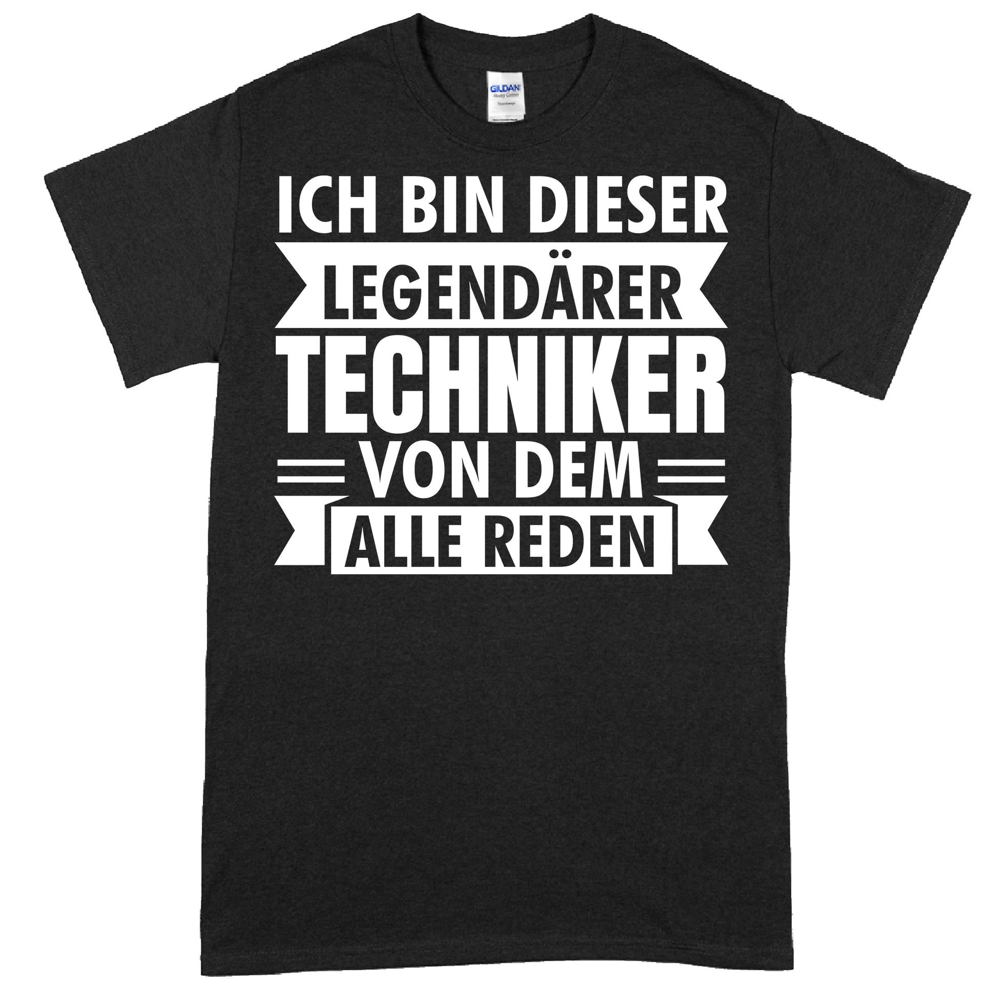 Techniker Shirt mit Aufschrift "Legendärer Ingenieur" als Geschenk für Technikbegeisterte.