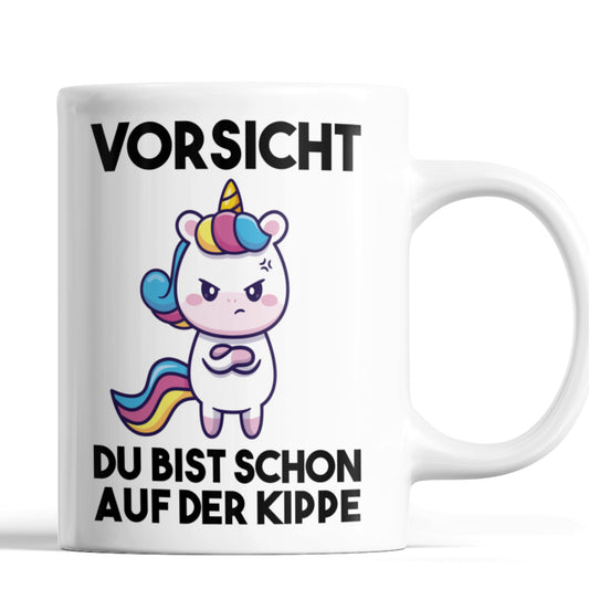 Einhorn Tasse  Sarkasmus Geschenk Ironie Tasse  